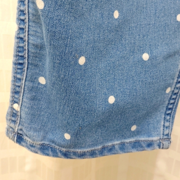 Vintage Jeans Workshop Republic Polkadot Ankle Length 5 Pocket Medium Wash Denim - Picture 8 of 14